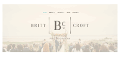 Desktop Screenshot of brittcroft.com