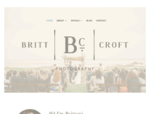 Tablet Screenshot of brittcroft.com